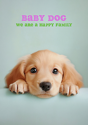 PSD 편집이미지 응시 얼굴 새끼 매달리기 사람없음 귀여움 기댐 리트리버 강아지 이미지편집 동물 시선 컨셉 모션 신체부위 반려동물 개 파일형식