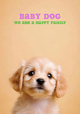 PSD 편집이미지 응시 얼굴 새끼 사람없음 귀여움 주황색 강아지 이미지편집 동물 시선 컬러 컨셉 신체부위 반려동물 개 파일형식