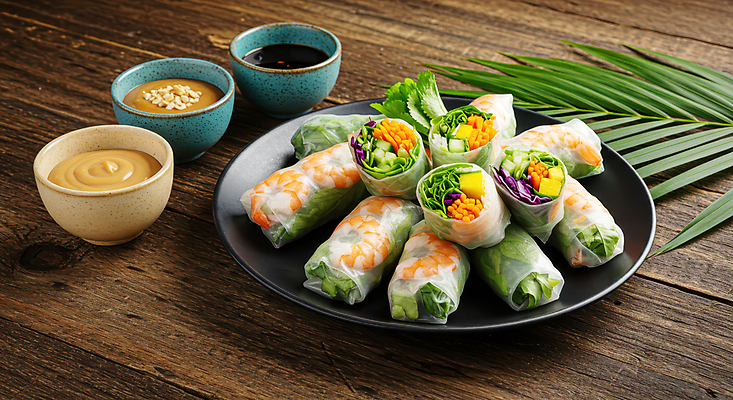 JPG 편집이미지 접시 잎 탁자 오이 새우 건강 사람없음 당근 신선 건강식 나무탁자 땅콩소스 라이스페이퍼 소스그릇 월남쌈 적양배추 맛있는 편집실사 AI포토 AI콘텐츠 식물 그릇 식기 음식 가구 채소 뿌리채소 갑각류 소스_음식 CG 양배추 베트남음식 파일형식