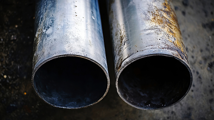 JPG 편집이미지 사람없음 원형 구멍 철 부식 파이프 쇠파이프 편집실사 AI포토 AI콘텐츠 도형 CG 파일형식