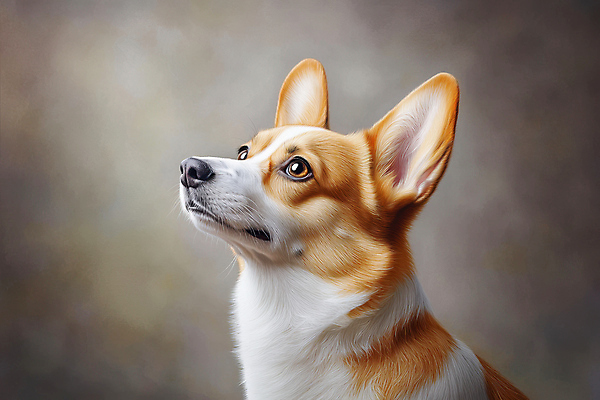 JPG 편집이미지 한마리 행복 반려견 사람없음 갈색 귀여움 올려보기 강아지 웰시코기 편집실사 AI포토 AI콘텐츠 1 감정 컬러 컨셉 모션 반려동물 개 CG 파일형식