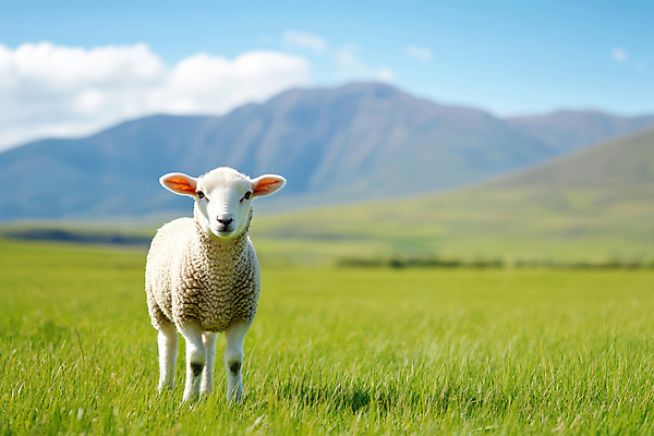 JPG 구름 편집이미지 한마리 자연 하늘 산 잔디 초원 사람없음 산양 편집실사 AI포토 AI콘텐츠 자연요소 식물 1 양 CG 생태계 멸종위기동물 파일형식