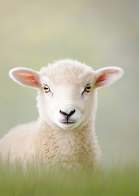 JPG 편집이미지 한마리 응시 자연 잔디 초원 사람없음 초록색 산양 편집실사 AI포토 AI콘텐츠 식물 1 시선 컬러 양 CG 생태계 멸종위기동물 파일형식