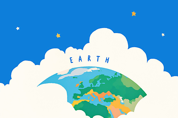 PSD 구름 지구 일러스트 사람없음 파란색 자연보호 환경 환경보전 지구의날 세계환경의날 국내일러스트 자연요소 기념일 컬러 자연 보호 사회이슈 파일형식 법정기념일