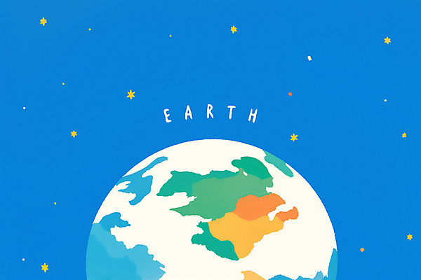 PSD 지구 일러스트 사람없음 파란색 우주 자연보호 환경 환경보전 지구의날 세계환경의날 국내일러스트 기념일 컬러 자연 보호 사회이슈 파일형식 법정기념일