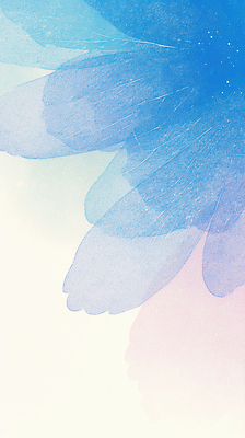 JPG 꽃잎 백그라운드 일러스트 사람없음 파란색 겹침 파스텔 국내일러스트 AI일러스트 AI콘텐츠 꽃 컬러 학용품 파일형식