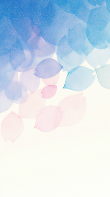 JPG 꽃잎 백그라운드 일러스트 나뭇잎 사람없음 파란색 겹침 파스텔 국내일러스트 AI일러스트 AI콘텐츠 꽃 컬러 잎 학용품 파일형식