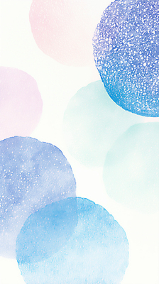 JPG 백그라운드 일러스트 사람없음 파란색 원형 겹침 파스텔 국내일러스트 AI일러스트 AI콘텐츠 도형 컬러 학용품 파일형식