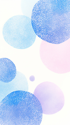 JPG 백그라운드 일러스트 사람없음 파란색 원형 겹침 파스텔 국내일러스트 AI일러스트 AI콘텐츠 도형 컬러 학용품 파일형식