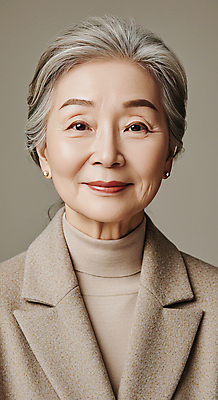 JPG 모델 편집이미지 여자 노년 한명 미소 상반신 자신감 베이지색 피어싱 의료성형뷰티 노인여자한명만 편집실사 AI인물포토 AI콘텐츠 1 감정 컬러 장신구 표정 사람 성인 CG 여자한명만 노인여자만 파일형식 AI포토