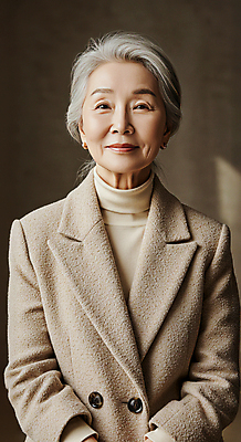 JPG 모델 편집이미지 여자 노년 한명 미소 상반신 햇빛 갈색 귀걸이 자신감 의료성형뷰티 노인여자한명만 편집실사 AI인물포토 AI콘텐츠 1 감정 컬러 장신구 표정 사람 성인 태양 CG 여자한명만 노인여자만 파일형식 AI포토