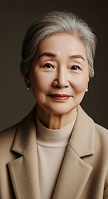 JPG 모델 편집이미지 여자 노년 한명 미소 상반신 갈색 귀걸이 자신감 의료성형뷰티 노인여자한명만 편집실사 AI인물포토 AI콘텐츠 1 감정 컬러 장신구 표정 사람 성인 CG 여자한명만 노인여자만 파일형식 AI포토