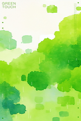 PSD 백그라운드 일러스트 붓터치 추상 수채화 사람없음 초록색 빗방울 번짐 겹침 국내일러스트 컬러 무늬 비_날씨 파일형식 효과