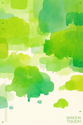 PSD 백그라운드 일러스트 붓터치 추상 수채화 사람없음 초록색 빛 빗방울 번짐 겹침 국내일러스트 컬러 무늬 비_날씨 파일형식 효과