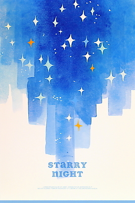 PSD 야경 일러스트 밤하늘 사람없음 파란색 반짝임 도시풍경 도심 별빛 국내일러스트 별 컬러 모션 하늘 풍경 빛 도시 야간 파일형식 풍경_경치