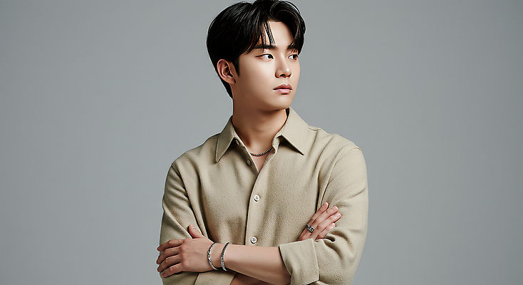 JPG 모델 편집이미지 패션 남자 포즈 셔츠 한명 손짓 상반신 20대 성인 옆모습 뷰티 자신감 분위기 심플 강렬 베이지색 카리스마 의료성형뷰티 성인남자한명만 세련 편집실사 AI인물포토 AI콘텐츠 1 감정 뷰포인트 컬러 컨셉 상의 모션 사람 청년 CG 남자한명만 성인남자만 파일형식 AI포토