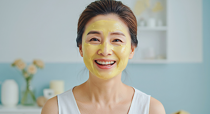 JPG 편집이미지 여자 40대 중년 한명 미소 상반신 뷰티 피부관리 스킨케어 의료성형뷰티 중년여자한명만 피부건강 편집실사 AI인물포토 AI콘텐츠 1 표정 건강 사람 성인 CG 여자한명만 중년여자만 파일형식 AI포토