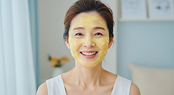 JPG 편집이미지 여자 40대 중년 한명 미소 상반신 뷰티 피부관리 스킨케어 의료성형뷰티 중년여자한명만 피부건강 편집실사 AI인물포토 AI콘텐츠 1 표정 건강 사람 성인 CG 여자한명만 중년여자만 파일형식 AI포토