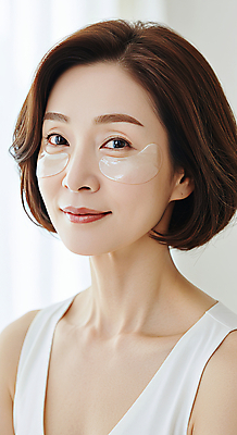 JPG 편집이미지 여자 40대 중년 한명 미소 상반신 뷰티 피부관리 스킨케어 의료성형뷰티 중년여자한명만 피부건강 편집실사 AI인물포토 AI콘텐츠 1 표정 건강 사람 성인 CG 여자한명만 중년여자만 파일형식 AI포토