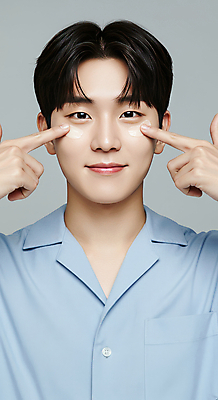 JPG 스튜디오촬영 편집이미지 헤어스타일 남자 감정 한명 손짓 상반신 20대 성인 캐주얼 빛 햇빛 화장품 가리킴 자신감 편안함 모던 심플 바르기 긍정 감성 의료성형뷰티 성인남자한명만 편집실사 IC뷰티큐레이션 AI인물포토 AI콘텐츠 1 옷 컨셉 모션 실내 사람 청년 태양 뷰티 감각 CG 남자한명만 성인남자만 파일형식 AI포토