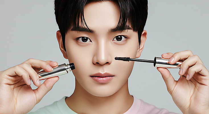 JPG 스튜디오촬영 편집이미지 남자 감정 한명 들기 상반신 20대 성인 옆모습 캐주얼 빛 햇빛 깨끗함 화장품 표현 은색 집중 모던 마스카라 파란배경 심플 프로필 의료성형뷰티 성인남자한명만 편집실사 AI인물포토 AI콘텐츠 1 옷 뷰포인트 컬러 백그라운드 컨셉 모션 실내 사람 청년 파란색 태양 뷰티 CG 남자한명만 성인남자만 파일형식 AI포토