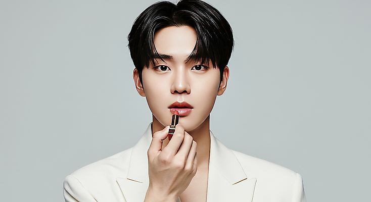 JPG 스튜디오촬영 편집이미지 헤어스타일 남자 감정 포즈 한명 들기 상반신 20대 성인 캐주얼 빛 햇빛 청결 화장품 립스틱 편안함 모던 바르기 미러볼 의료성형뷰티 성인남자한명만 편집실사 IC뷰티큐레이션 AI인물포토 AI콘텐츠 1 옷 모션 실내 사람 청년 장식 태양 뷰티 감각 위생 CG 남자한명만 성인남자만 파일형식 AI포토