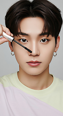 JPG 스튜디오촬영 편집이미지 헤어스타일 남자 감정 포즈 따뜻함 한명 들기 상반신 20대 성인 캐주얼 빛 햇빛 화장품 물방울 편안함 모던 마스카라 심플 감성 의료성형뷰티 성인남자한명만 편집실사 AI인물포토 AI콘텐츠 1 옷 컨셉 모션 실내 사람 청년 태양 뷰티 감각 CG 남자한명만 성인남자만 파일형식 AI포토