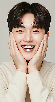 JPG 스튜디오촬영 편집이미지 헤어스타일 남자 감정 포즈 한명 손짓 상반신 20대 성인 캐주얼 빛 햇빛 턱괴기 물방울 편안함 모던 심플 감성 감싸기 긍정적 꽃받침 베이지색 의료성형뷰티 성인남자한명만 편집실사 IC뷰티큐레이션 AI인물포토 AI콘텐츠 1 옷 컬러 컨셉 모션 실내 사람 청년 태양 감각 CG 남자한명만 성인남자만 파일형식 AI포토