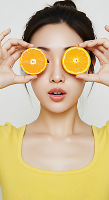 JPG 편집이미지 여자 포즈 오렌지 의학 실내 한명 20대 성인 캐주얼 민소매 뷰티 노란색 촬영 활발 성형수술 즐거움 상큼 활기 비타민 창의성 의료성형뷰티 성인여자한명만 편집실사 AI인물포토 AI콘텐츠 1 옷 감정 컬러 컨셉 상의 과일 사람 청년 내부 수술 CG 영양소 여자한명만 성인여자만 파일형식 AI포토