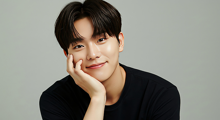 JPG 편집이미지 남자 한명 미소 손짓 뷰티 검은색 자신감 모던 의료성형뷰티 편집실사 IC뷰티큐레이션 AI인물포토 AI콘텐츠 1 감정 컬러 모션 표정 사람 CG 파일형식 AI포토