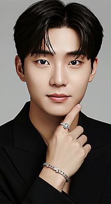 JPG 편집이미지 남자 한명 미소 손짓 뷰티 검은색 자신감 모던 의료성형뷰티 편집실사 IC뷰티큐레이션 AI인물포토 AI콘텐츠 1 감정 컬러 모션 표정 사람 CG 파일형식 AI포토