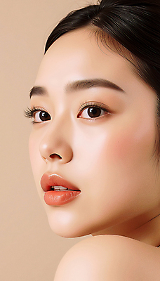 JPG 모델 편집이미지 응시 여자 얼굴 포즈 건강 한명 미소 근접촬영 상반신 20대 성인 뷰티 깨끗함 피부 피부관리 의료성형뷰티 성인여자한명만 편집실사 IC뷰티큐레이션 AI인물포토 AI콘텐츠 1 시선 뷰포인트 컨셉 표정 사람 청년 신체부위 CG 여자한명만 성인여자만 파일형식 AI포토
