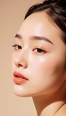JPG 모델 편집이미지 응시 여자 얼굴 포즈 건강 한명 미소 근접촬영 상반신 성인 뷰티 깨끗함 피부 피부관리 의료성형뷰티 성인여자한명만 편집실사 IC뷰티큐레이션 AI인물포토 AI콘텐츠 1 시선 뷰포인트 컨셉 표정 사람 신체부위 CG 여자한명만 성인여자만 파일형식 AI포토