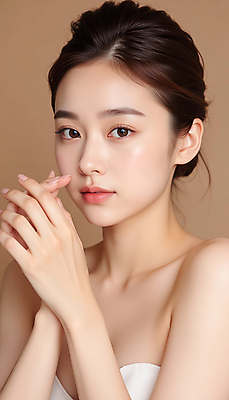 JPG 모델 편집이미지 여자 포즈 한명 손짓 상반신 20대 성인 화장 뷰티 피부관리 베이지색 의료성형뷰티 성인여자한명만 피부건강 편집실사 IC뷰티큐레이션 AI인물포토 AI콘텐츠 1 컬러 모션 건강 사람 청년 CG 여자한명만 성인여자만 파일형식 AI포토 여자만 성인만