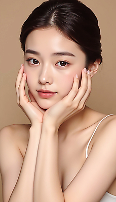 JPG 모델 편집이미지 여자 포즈 한명 손짓 상반신 20대 성인 화장 뷰티 피부관리 베이지색 의료성형뷰티 성인여자한명만 피부건강 편집실사 IC뷰티큐레이션 AI인물포토 AI콘텐츠 1 컬러 모션 건강 사람 청년 CG 여자한명만 성인여자만 파일형식 AI포토 여자만 성인만