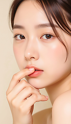 JPG 편집이미지 여자 얼굴 포즈 한명 손짓 근접촬영 20대 성인 화장 뷰티 립메이크업 의료성형뷰티 성인여자한명만 편집실사 IC뷰티큐레이션 AI인물포토 AI콘텐츠 1 뷰포인트 모션 사람 청년 신체부위 CG 여자한명만 성인여자만 파일형식 AI포토 여자만 성인만