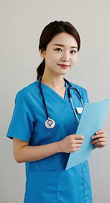 JPG 편집이미지 응시 여자 청진기 병원 한명 미소 들기 상반신 성인 의사 서류판 차트보드 의료성형뷰티 성인여자한명만 편집실사 IC큐레이션 AI인물포토 AI콘텐츠 1 시선 의학 의료기기 모션 표정 사람 사무용품 의료진 CG 여자한명만 성인여자만 파일형식 AI포토