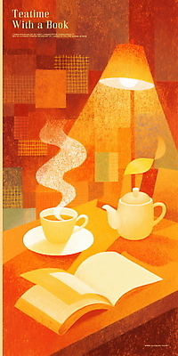 PSD 낙엽 일러스트 주전자 나뭇잎 따뜻함 사람없음 책 빛 독서 갈색 펼침 스탠드 수증기 커피잔 컵받침 감성 따뜻한음료 국내일러스트 커피 음료 컬러 컨셉 잎 모션 주방용품 조명 잔 받침대 파일형식