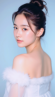 JPG 모델 편집이미지 드레스 여자 포즈 하늘색 한명 상반신 성인 뷰티 뒤돌아보기 우아함 어깨 청순 의료성형뷰티 성인여자한명만 편집실사 IC뷰티큐레이션 오프숄더 AI인물포토 AI콘텐츠 1 옷 컨셉 상의 모션 사람 신체부위 파란색 CG 여자한명만 성인여자만 파일형식 AI포토