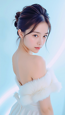 JPG 모델 편집이미지 드레스 여자 포즈 하늘색 한명 상반신 성인 뷰티 뒤돌아보기 우아함 어깨 청순 의료성형뷰티 성인여자한명만 편집실사 IC뷰티큐레이션 오프숄더 AI인물포토 AI콘텐츠 1 옷 컨셉 상의 모션 사람 신체부위 파란색 CG 여자한명만 성인여자만 파일형식 AI포토