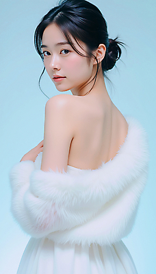 JPG 모델 편집이미지 드레스 여자 포즈 하늘색 한명 상반신 성인 뷰티 뒤돌아보기 우아함 어깨 청순 의료성형뷰티 성인여자한명만 편집실사 IC뷰티큐레이션 오프숄더 AI인물포토 AI콘텐츠 1 옷 컨셉 상의 모션 사람 신체부위 파란색 CG 여자한명만 성인여자만 파일형식 AI포토