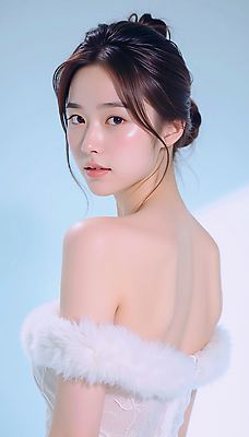 JPG 모델 편집이미지 드레스 여자 포즈 하늘색 한명 상반신 성인 뷰티 뒤돌아보기 우아함 어깨 청순 의료성형뷰티 성인여자한명만 편집실사 IC뷰티큐레이션 오프숄더 AI인물포토 AI콘텐츠 1 옷 컨셉 상의 모션 사람 신체부위 파란색 CG 여자한명만 성인여자만 파일형식 AI포토