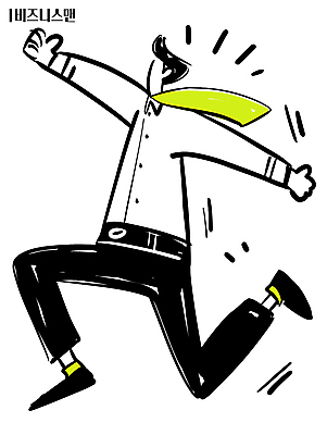 남자 일러스트 한명 정장 성인 비즈니스라이프 달리기 비즈니스맨 바쁨 성인남자한명만 국내일러스트 AI파일 1 라이프스타일 옷 비즈니스 모션 사람 직장인 남자한명만 성인남자만 파일형식 벡터