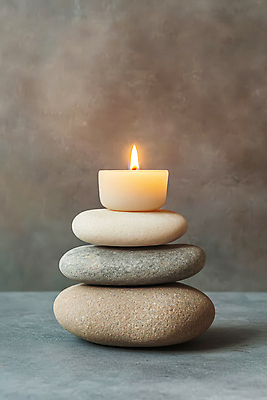 JPG 편집이미지 초 휴식 사람없음 평화 명상 힐링 편집실사 젠 AI포토 AI콘텐츠 컨셉 쌓기 돌_바위 CG 파일형식