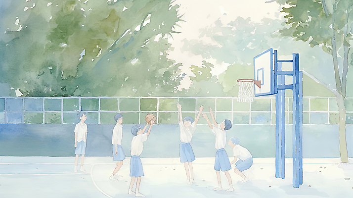 JPG 전신 나무 학생 남자 교복 일러스트 청소년 수채화 농구공 들기 여러명 친구 스쿨라이프 손들기 농구대 감성 점심 농구장 십대남자만 방과후 국내일러스트 AI일러스트 AI콘텐츠 식물 라이프스타일 옷 교육 다수 컨셉 공 스포츠시설 학교 관계 모션 농구 사람 골대 남자만 십대만 파일형식