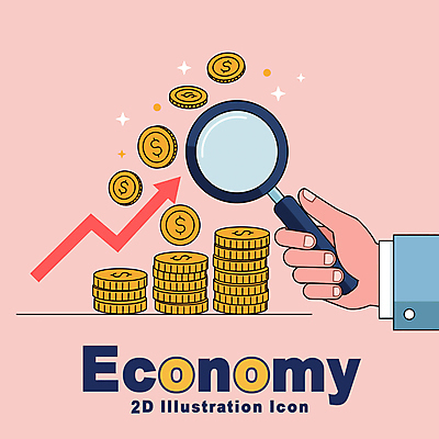 손 화살표 분홍색 일러스트 돋보기 들기 신체부위 경제 반짝임 달러 상승 동전탑 국내일러스트 AI파일 컬러 컨셉 돈 모션 사람 쌓기 동전 파일형식 벡터