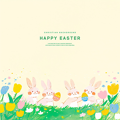 PSD 동물 꽃 기독교 잎 일러스트 나뭇잎 수채화 부활절 이벤트 잔디 초원 사람없음 계란 봄 토끼 풀 부활절계란 감성 국내일러스트 식물 계절 기념일 종교 컨셉 포유류 반려동물 알 파일형식