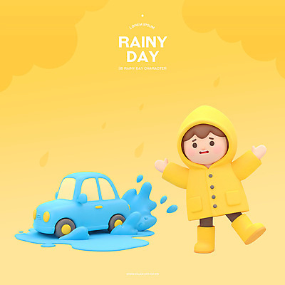 전신 PSD 편집이미지 남자 어린이 자동차 3D캐릭터 장화 한명 소년 여름 노란색 3D 귀여움 만세 슬픔 튀는물 웅덩이 우비 장마 소년한명만 편집3D 캐릭터 1 옷 계절 감정 육상교통 컬러 신발 컨셉 모션 사람 비_날씨 디지털합성 액체표현 스플래쉬 남자한명만 소년만 파일형식