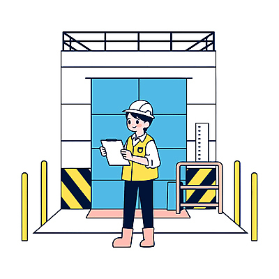 여자 유니폼 일러스트 작업복 한명 미소 들기 성인 안전모 직원 안전조끼 성인여자한명만 물류센터 국내일러스트 AI파일 1 옷 모션 표정 사람 헬멧 안전장비 여자한명만 성인여자만 파일형식 벡터