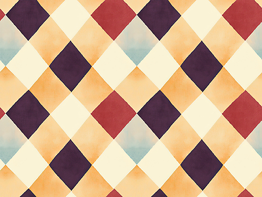 JPG 백그라운드 패턴 일러스트 수채화 사람없음 노란색 국내일러스트 아가일 AI일러스트 AI콘텐츠 컬러 무늬 체크무늬 파일형식